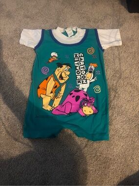1993 vintage the finstones 2 T romper
